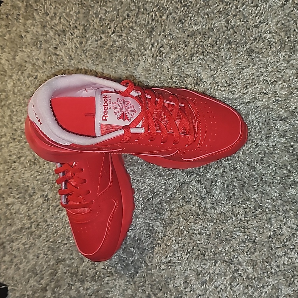 Reebok Classics in Red & Pink